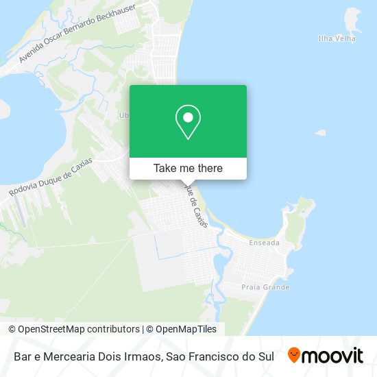 Mapa Bar e Mercearia Dois Irmaos