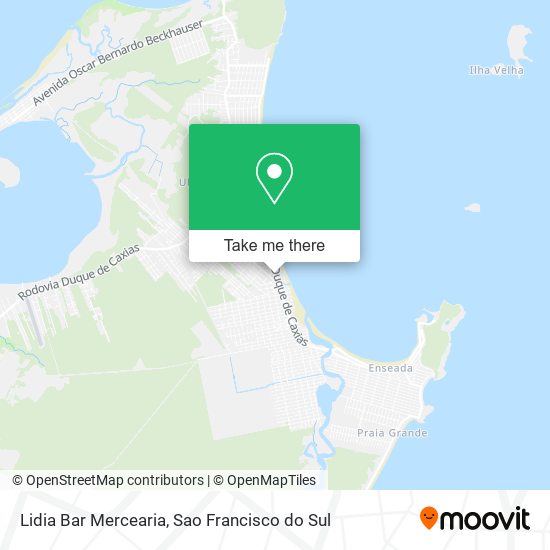Mapa Lidia Bar Mercearia