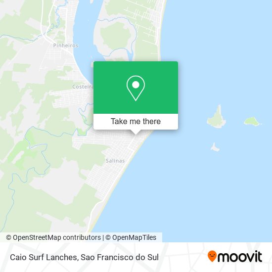 Caio Surf Lanches map