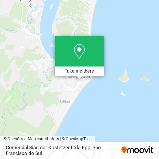 Comercial Sianmar Kostetzer Ltda Epp map