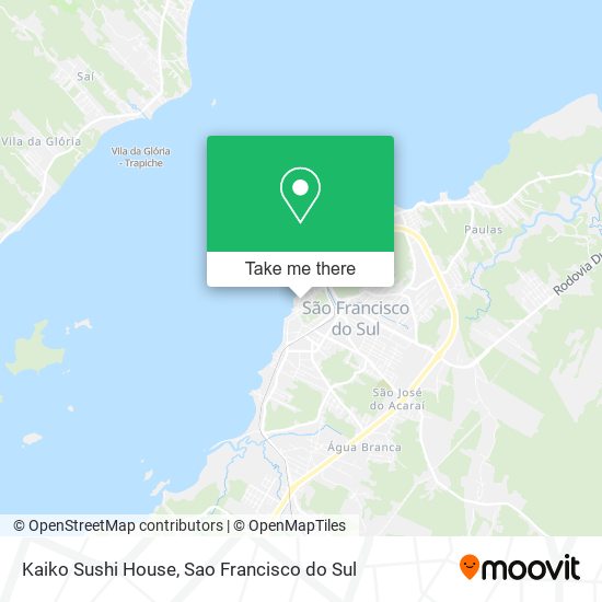 Mapa Kaiko Sushi House