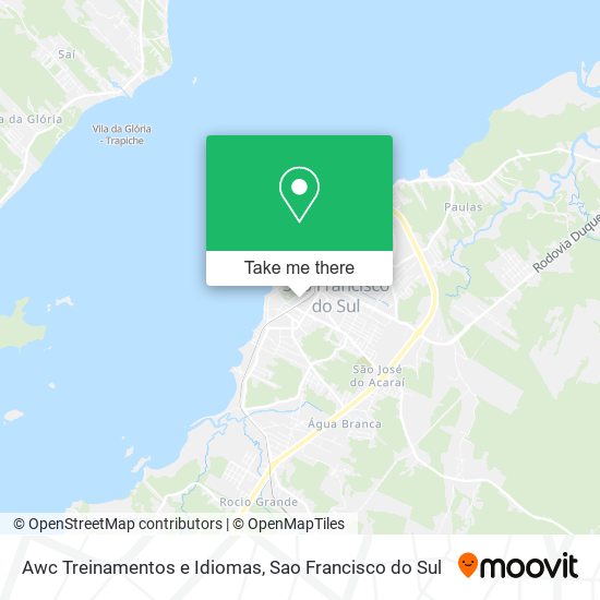 Mapa Awc Treinamentos e Idiomas