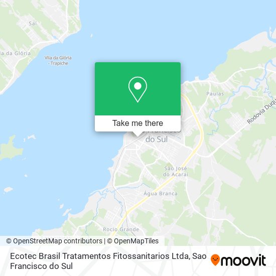 Ecotec Brasil Tratamentos Fitossanitarios Ltda map