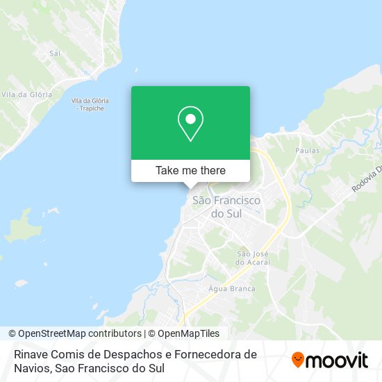 Rinave Comis de Despachos e Fornecedora de Navios map