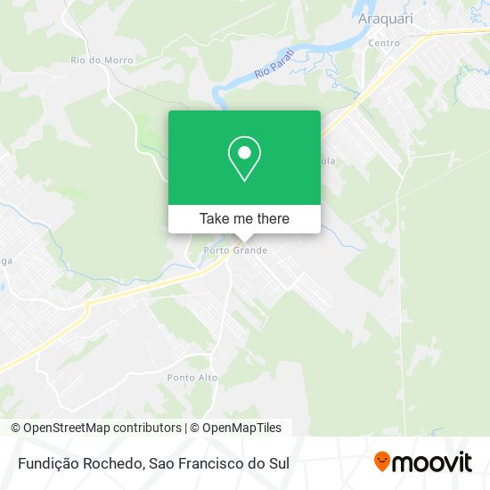 Fundição Rochedo map