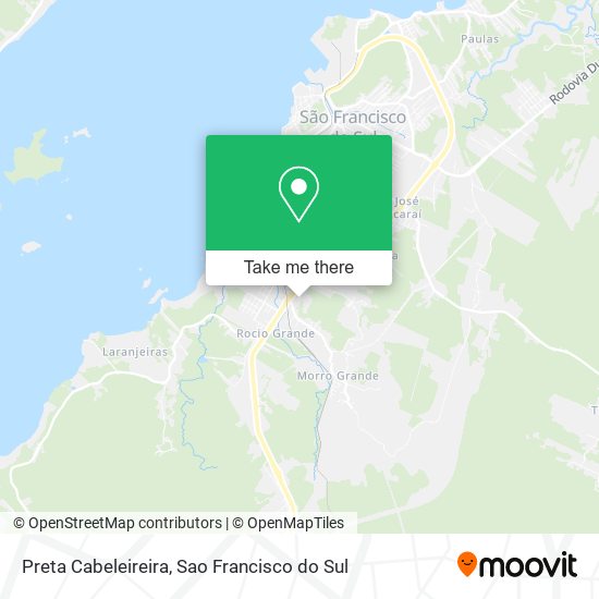 Mapa Preta Cabeleireira