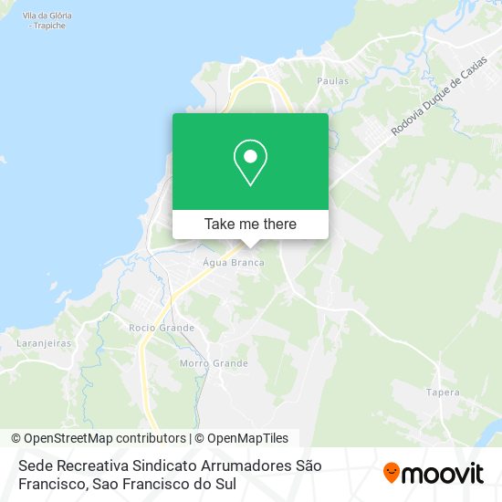 Sede Recreativa Sindicato Arrumadores São Francisco map