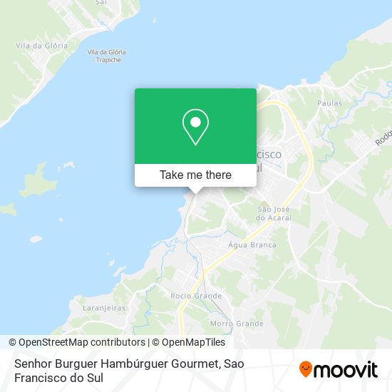 Senhor Burguer Hambúrguer Gourmet map