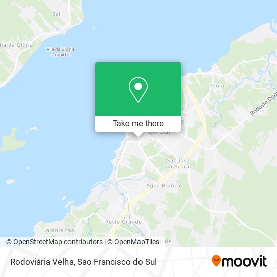 Rodoviária Velha map