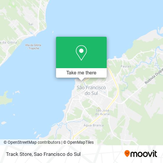 Track Store map