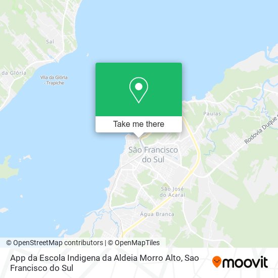 Mapa App da Escola Indigena da Aldeia Morro Alto