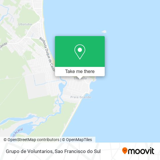 Grupo de Voluntarios map
