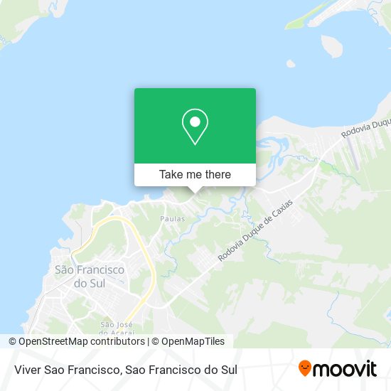 Mapa Viver Sao Francisco