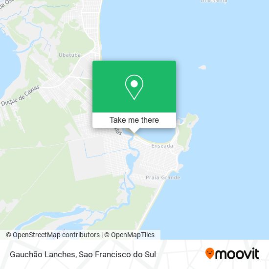 Gauchão Lanches map