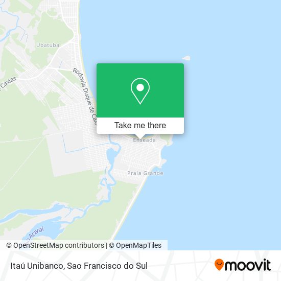 Itaú Unibanco map