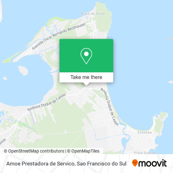 Amoe Prestadora de Servico map