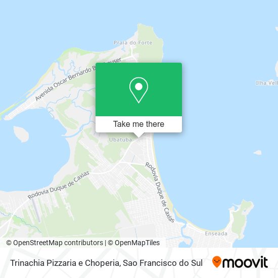 Trinachia Pizzaria e Choperia map