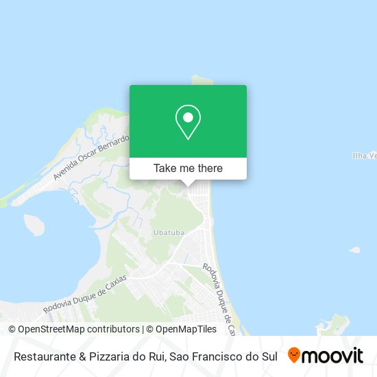 Mapa Restaurante & Pizzaria do Rui