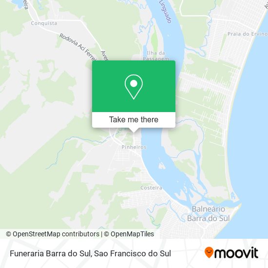 Mapa Funeraria Barra do Sul