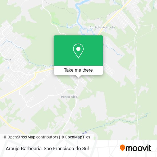 Mapa Araujo Barbearia