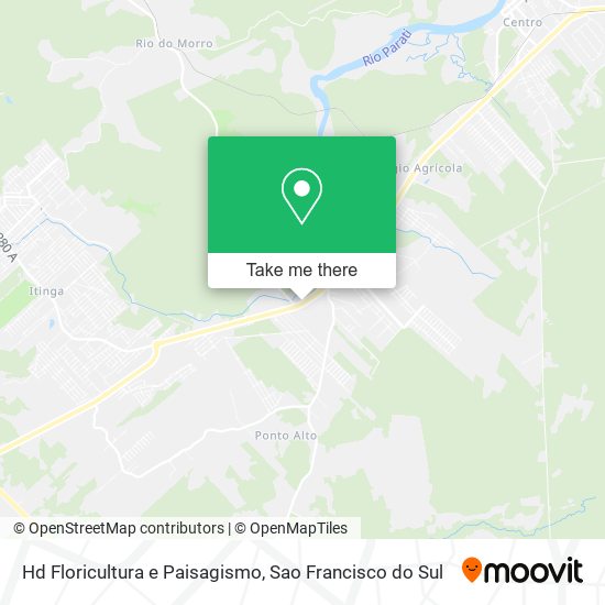 Hd Floricultura e Paisagismo map