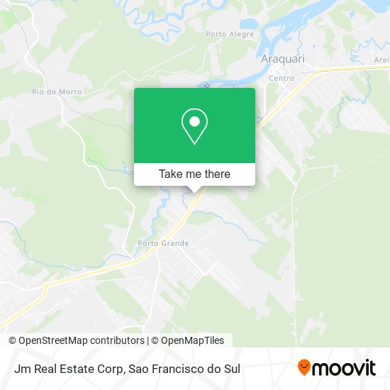 Jm Real Estate Corp map