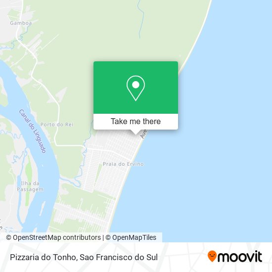 Mapa Pizzaria do Tonho