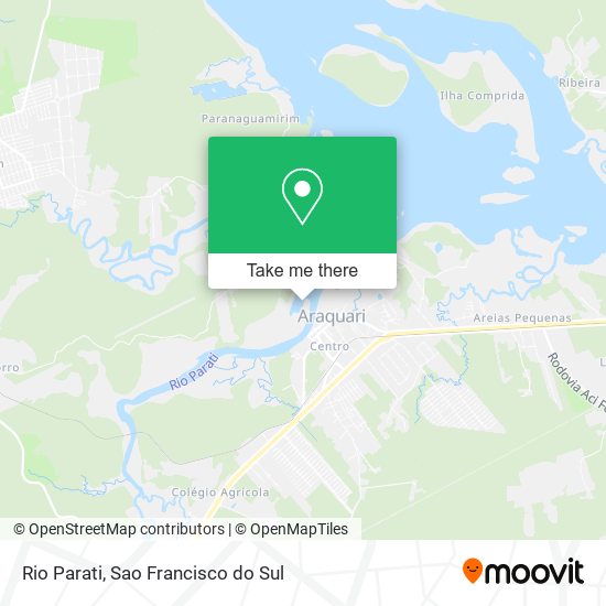 Rio Parati map