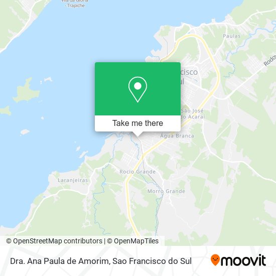 Mapa Dra. Ana Paula de Amorim