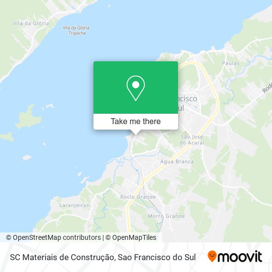 Mapa SC Materiais de Construção