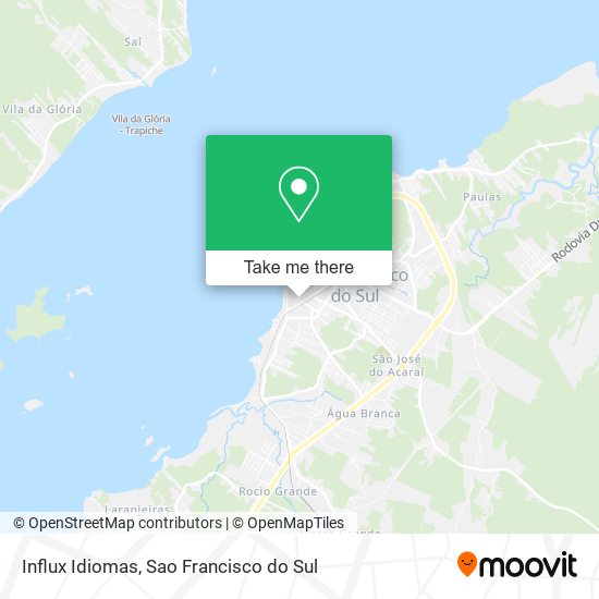 Influx Idiomas map
