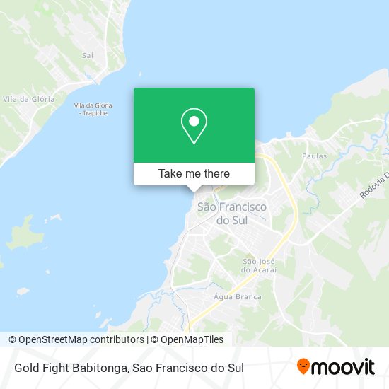 Mapa Gold Fight Babitonga