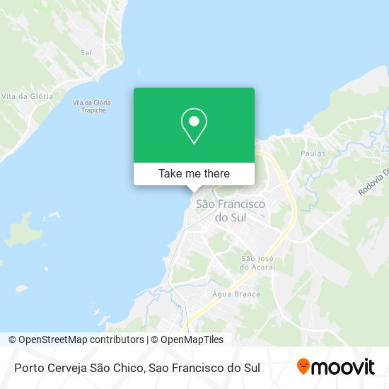 Porto Cerveja São Chico map