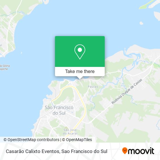 Casarão Calixto Eventos map