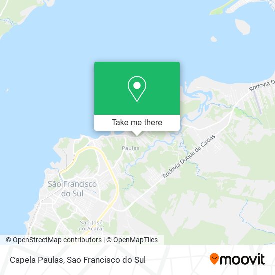 Capela Paulas map