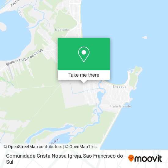 Mapa Comunidade Crista Nossa Igreja