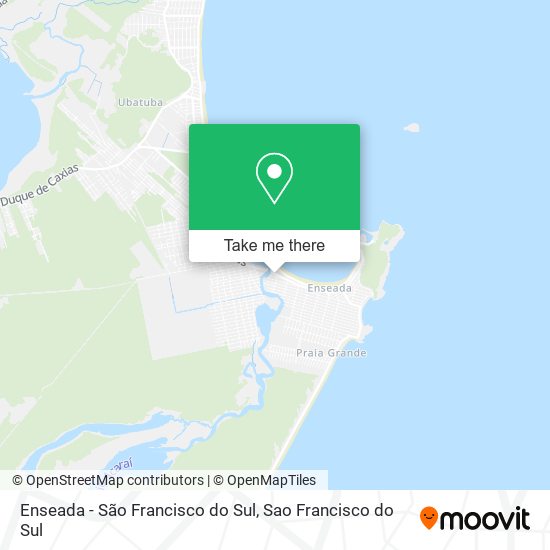 Mapa Enseada - São Francisco do Sul