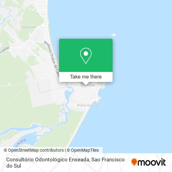 Mapa Consultório Odontológico Enseada
