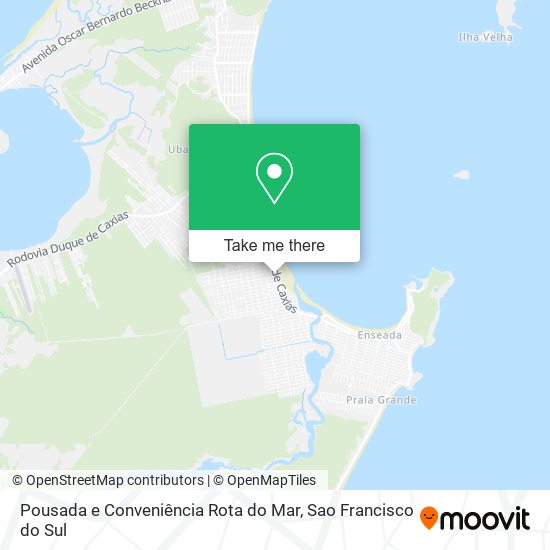 Pousada e Conveniência Rota do Mar map