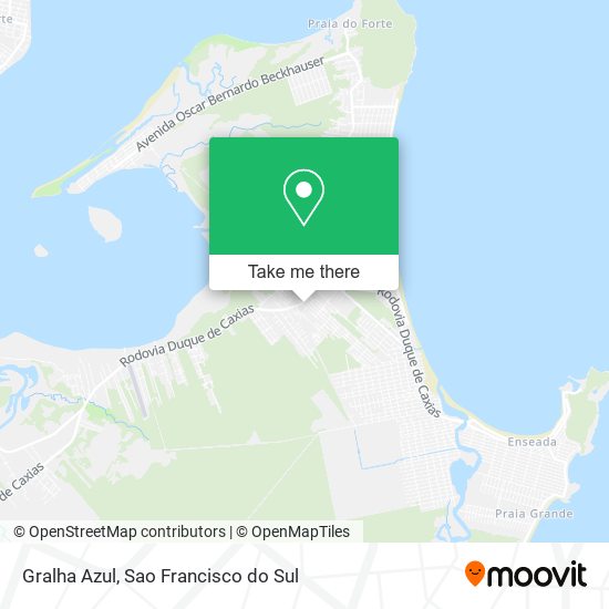 Gralha Azul map