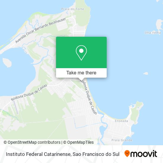 Instituto Federal Catarinense map