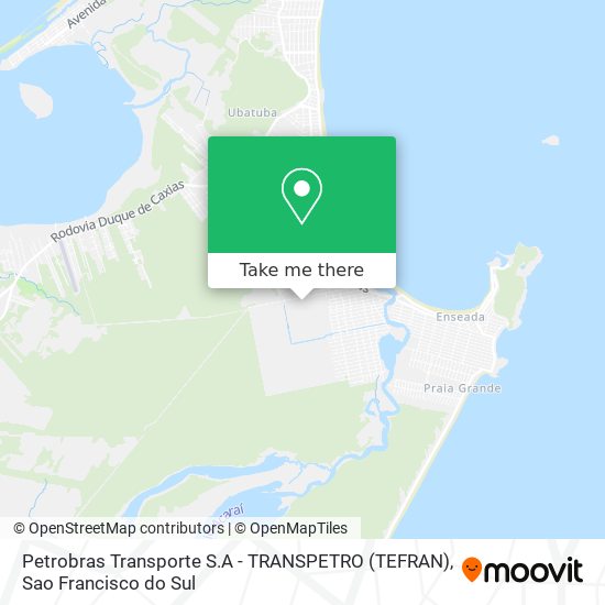 Petrobras Transporte S.A - TRANSPETRO (TEFRAN) map