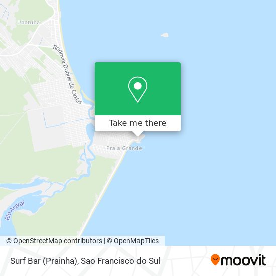 Surf Bar (Prainha) map