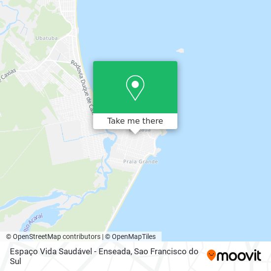 Espaço Vida Saudável - Enseada map