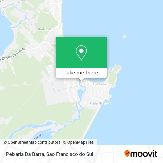 Mapa Peixaria Da  Barra