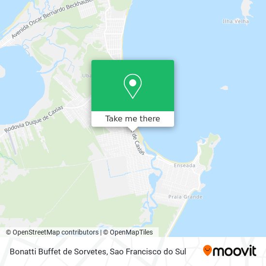 Bonatti Buffet de Sorvetes map