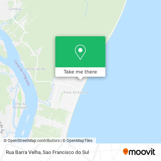 Mapa Rua Barra Velha