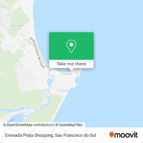 Mapa Enseada Praia Shopping