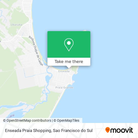 Enseada Praia Shopping map