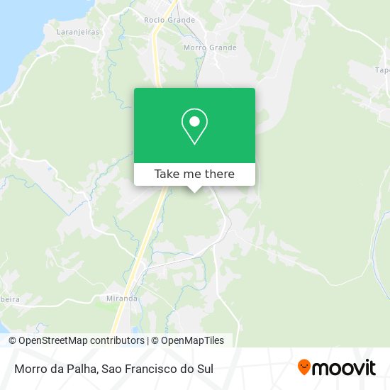 Mapa Morro da Palha